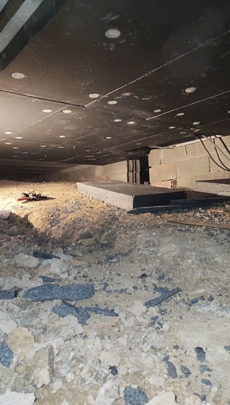 Isolation thermique d’un vide sanitaire à Gemenos, tout pres d’Aubagne, par E2P Sud isolation (RGE)