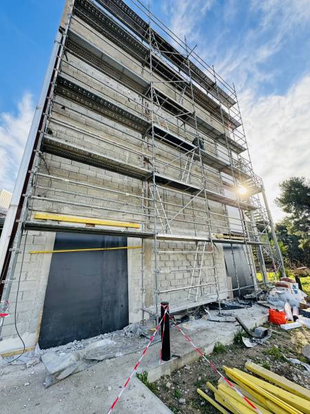 Démarrage des travaux d'isolation thermique par l'extérieur au sein de la faculté de médecine (Marseille 15e)